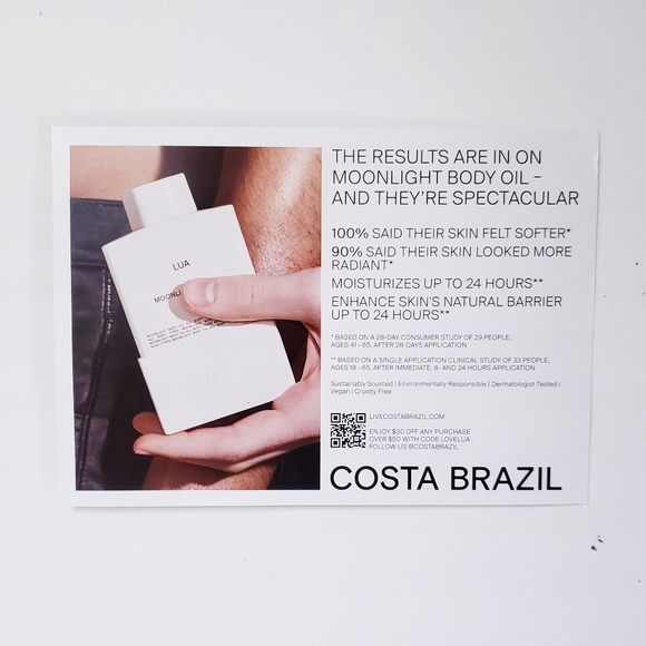 ⭐4/$15 Costa Brazil Lua Moonlight Body Oil - Picture 2 of 4